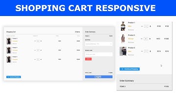 Shopping Cart Web Responsive Flutter Web Tutorial