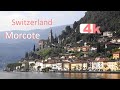 SWITZERLAND - Suiza - MORCOTE - ZERMATT - Walking Tour beautiful villages - Suiza - 4k