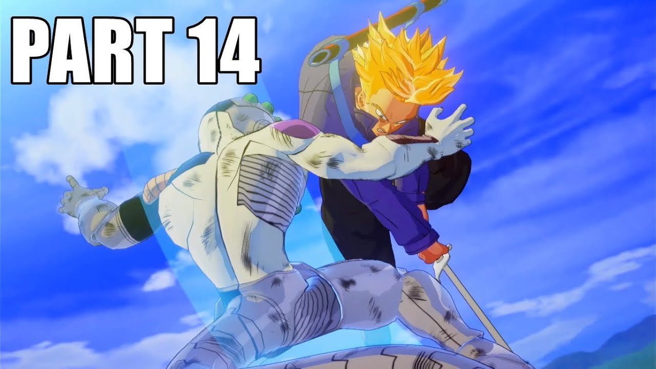 FUTURE TRUNKS cuts FRIEZA in half Dragon Ball Z Kakarot Story Mode