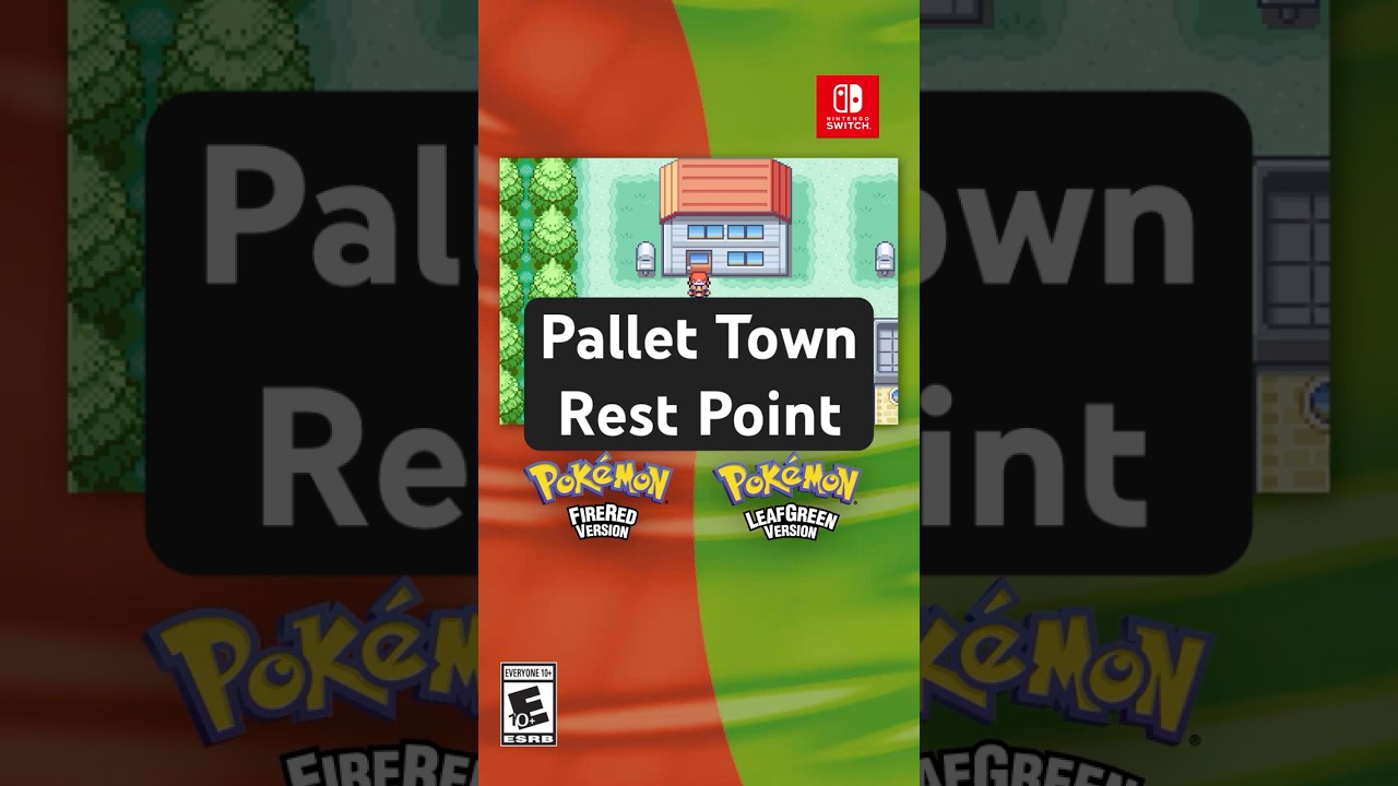 Pallet Town Rest Point - #PokemonFRLG