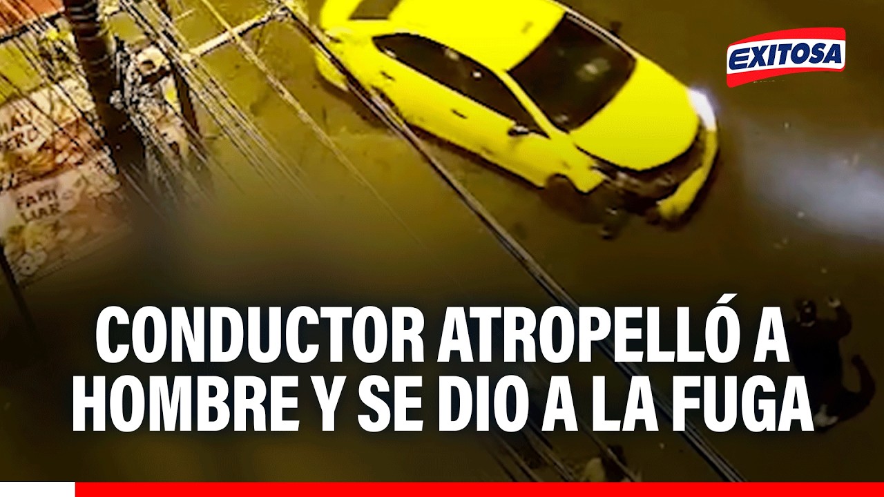 🔴🔵 El Agustino: Auto atropella a hombre y conductor se dio a la fuga ...