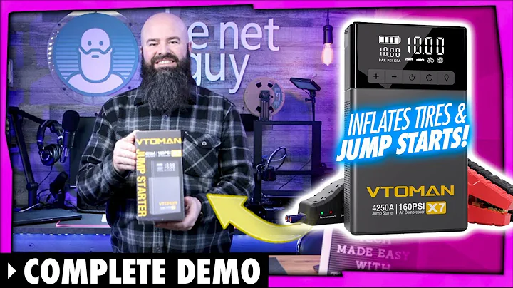 VTOMAN X7 Jump Starter with Air Compressor