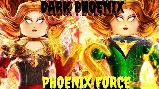 Dark phoenix Vs. Phoenix force  (ft. @Lyfethyst ) || Ultimate 1v1 || New Journey