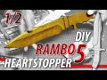 How to DIY the Rambo 5 Heartstopper from Cardboard. Don't be fooled by the Material. It is Awesome!