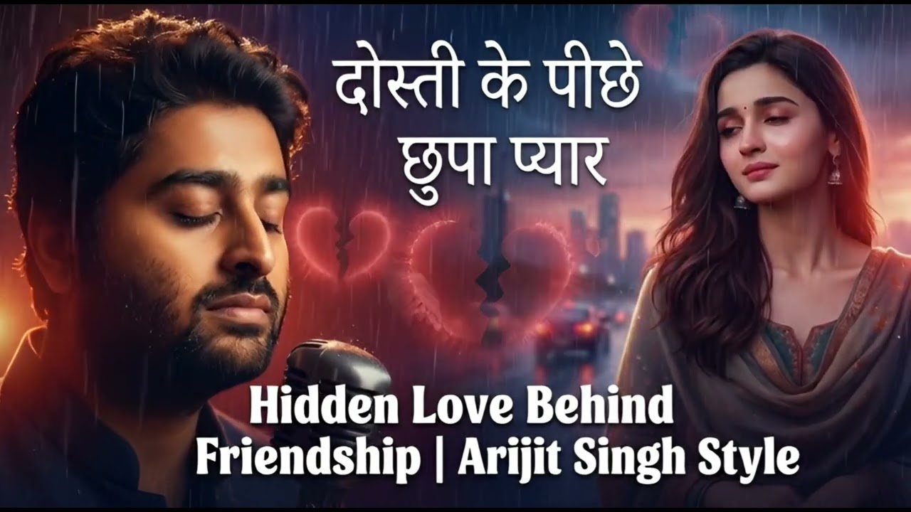 Dosti Ke Peeche Chhupa Pyaar | Heartbreaking Hindi Song Lyrics | Arijit Singh Emotional Love song