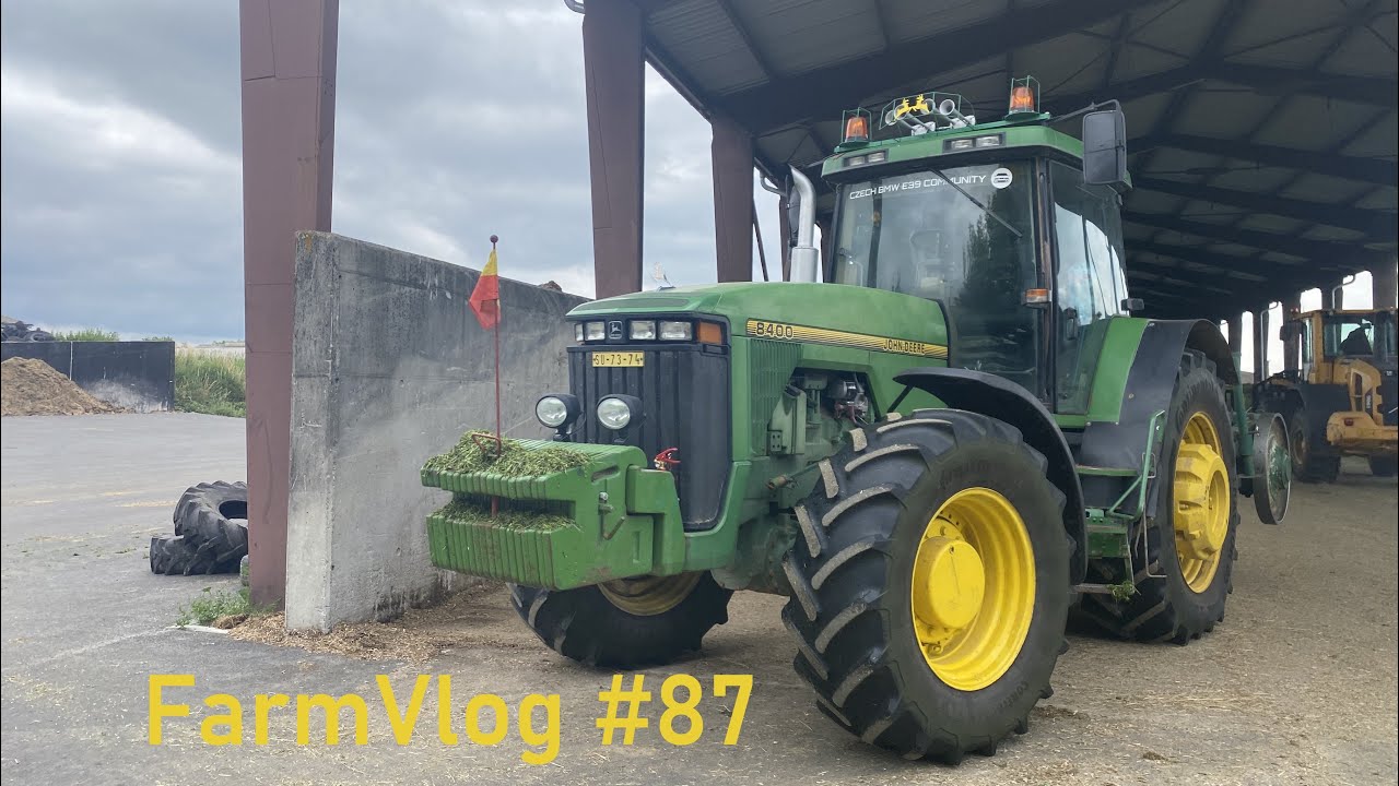 FarmVlog #87 - Dusám vojtěšku s 8400 a jak nastavit průtok a čas SCV