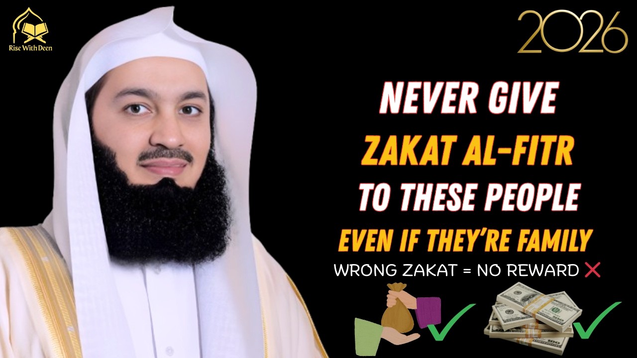 5 Types of People You Must NOT Give Zakat al-Fitr To — Even If They’re Family | #muftimenk