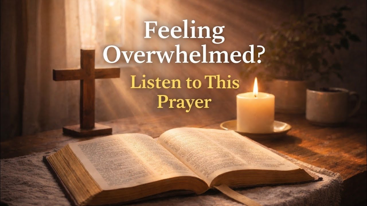 Prayer for Inner Stillness | 10 Minute Peaceful Prayer for Anxiety & Rest (KJV Scriptures)