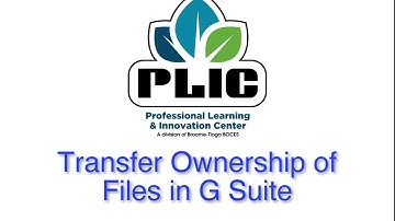 Transfer Ownership In Google