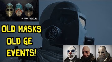 HOW TO GET THE OLD MASKS? OLD GE EVENTS - The Division 1.8 Global Event Masks