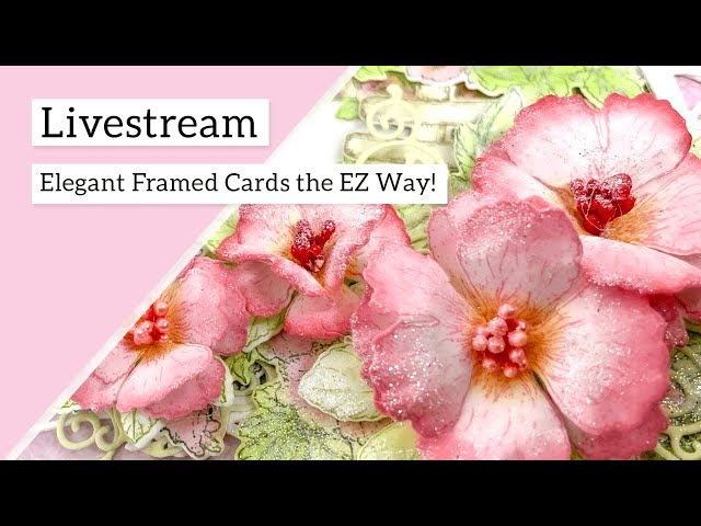 Elegant Framed Cards the EZ Way - YouTube