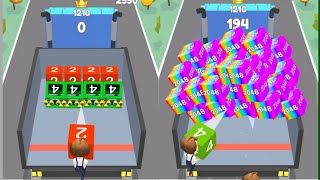 Merge loader: 2048 game - jelly Run 2048 block puzzle gameplay #mergeloader2048game screenshot 3