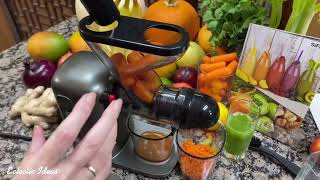 Unboxing + EASY USE SiFENE Slow Cold Press Juicer Mini