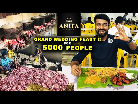 MASSIVE கல்யாண பிரியாணி விருந்து !! Cooking Biryani for 5000 People - Anifa Biryani Ramnad