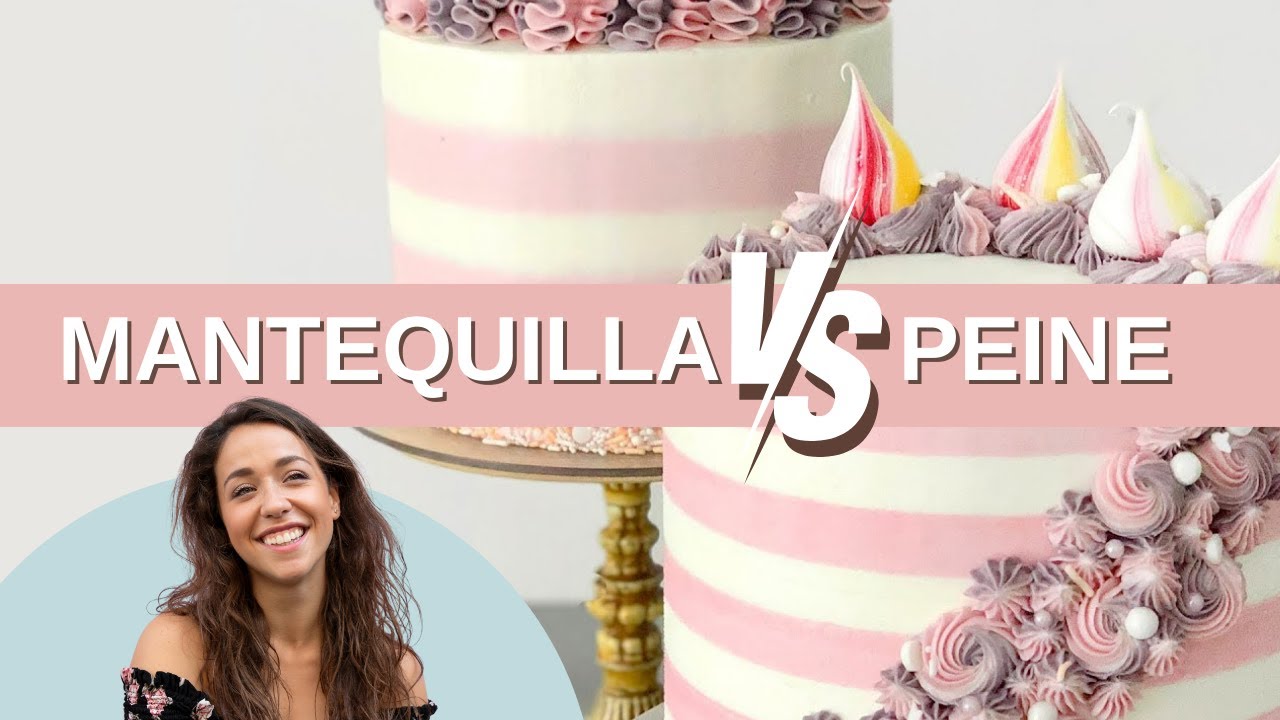 Cómo crear rayas en un pastel! Peine de pastel VS. Crema de Mantequilla