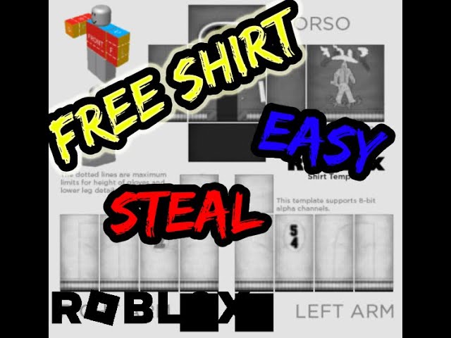 Free and easy Roblox Shirt Template