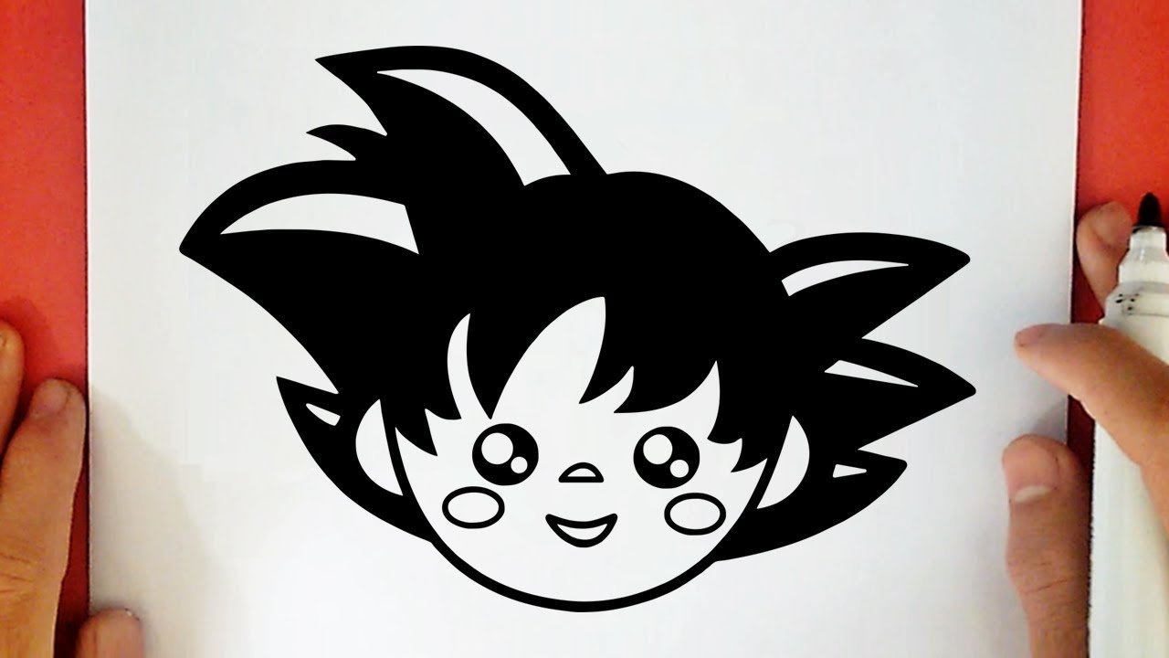 COMO DESENHAR GOKU KAWAII FÁCIL