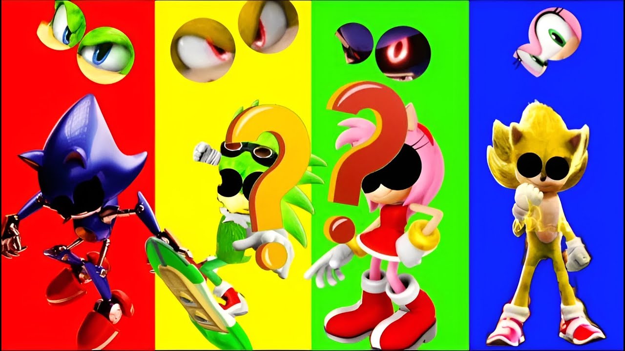 Wrong Eyes Game with Sonic Characters! 🌀🙈🤔