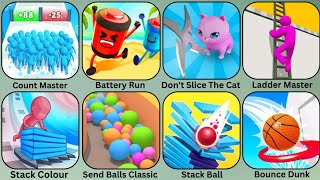 Send Balls Classic 3D, Bounce Dunk, Stack Ball, Stack Colour, Battery Run, Ladder Master New Updates screenshot 4