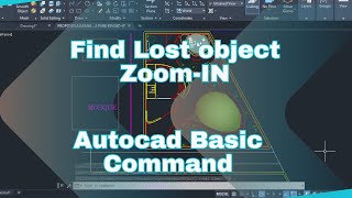 Find Lost Object | Zoom in Autocad | Tutorials for Beginners