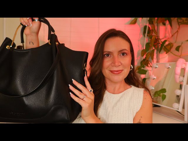 ASMR What’s In My Fall Work Bag 🍁👜 Soft Spoken 👜 Rummaging & Relaxing Sounds