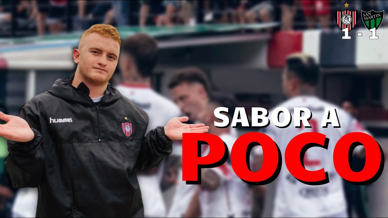 DEBUT CON SABOR A POCO | ANÁLISIS Y REACCIÓN A CHACARITA 1-1 SAN MARTÍN DE SAN JUAN