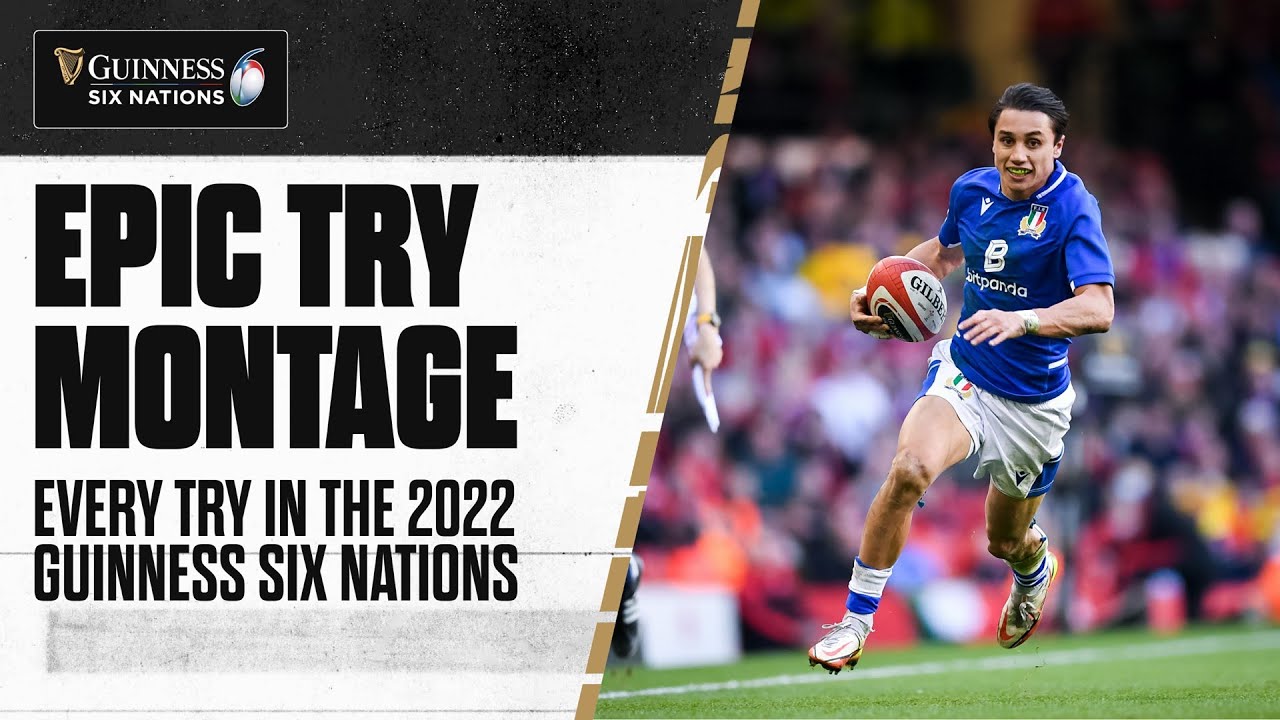 THROWBACK 🔙 | Every try from the 2022 Guinness Six Nations