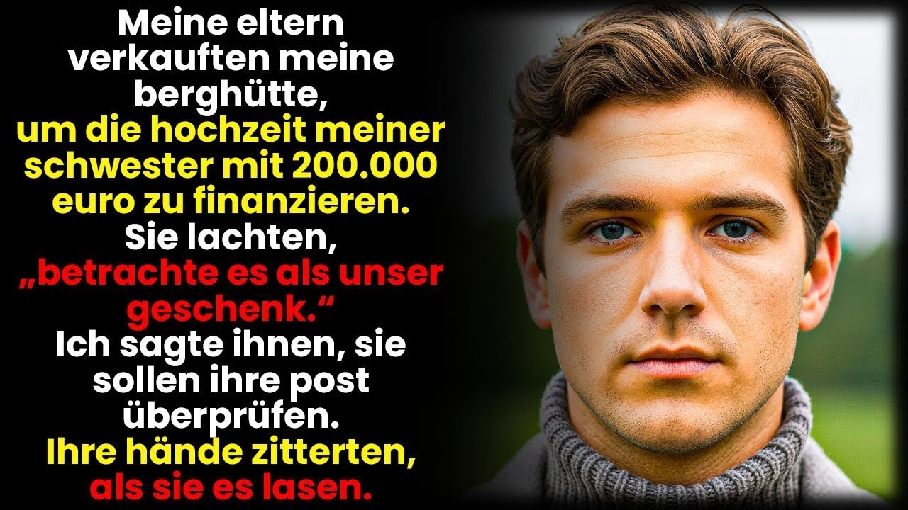 Sie Verkauften Meine Berghütte Für Die 200 000 € Hochzeit Meiner Schwester – Dann Erschraken Sie