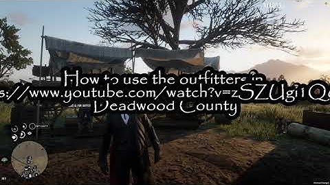 [Red dead RP] how to use the outfitters [Deadwood County tutorial]