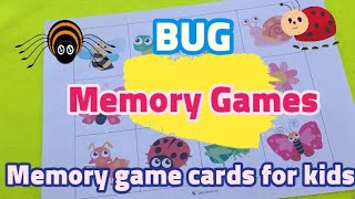 Memory Games for preschool |bugs and insect theme activities screenshot 5