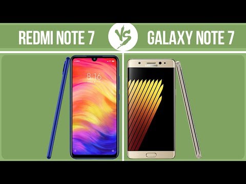 Xiaomi Redmi Note 7 vs Samsung Galaxy Note 7 ✔️