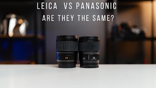 Leica SummicronSL 50mm f/2 vs. Panasonic Lumix S 50mm f/1.8  | Are they the same?