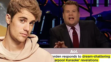 Justin Bieber REACTS To James Corden’s Carpool Karaoke Carpool SCANDAL!