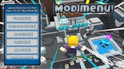 blockman go garena bedwars mod menu version 2.24.1 2022 🤑😍