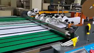 CHM 1400 Sheeter Machine | How To Cut 300gms Cardboard Paper Roll To Sheets Cutting Machine