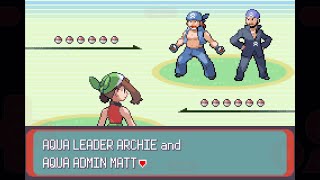 Pokémon Emerald: Legacy, Mt. Pyre Team Battles + Archie & Aqua Admin Matt Double