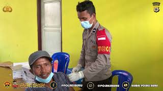 Vaksinasi Keliling Polres Pulau Buru Di Sekolah Smk Negeri 7 Buru Kec. Namlea Kab. Buru