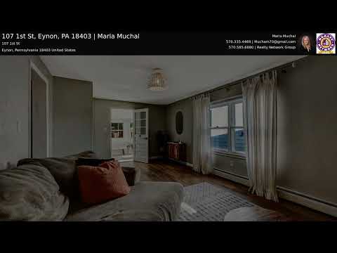 107 1st St, Eynon, PA home video tour