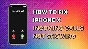 iPhone X Incoming Calls Not Showing - Fixed By Jumping Wires