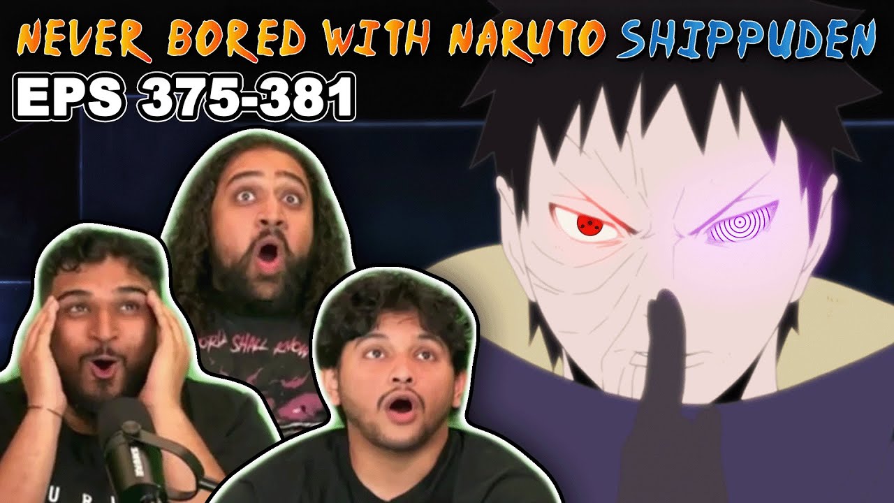 KAKASHI VS OBITO! Naruto Shippuden REACTION (375-381)
