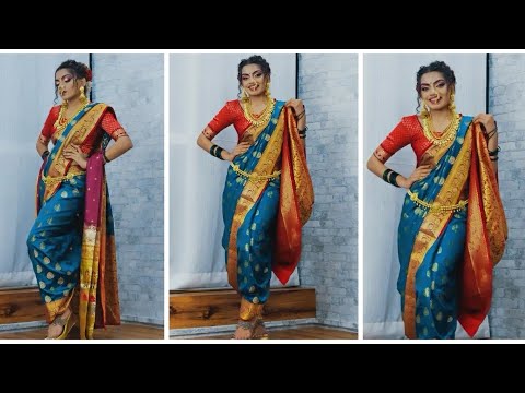 Top 100+Maharashtrian Bridal Look Ideas /Marathi Bride Nauvari Sarees -  YouTube