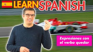 Spanish Verb Quedar: Everyday Expressions | Learn Spanish by Listening ✅