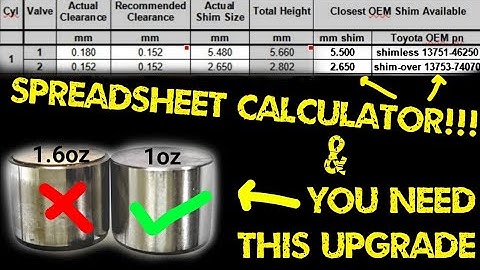 2JZGTE Shim Calculator & shimless upgrade #2jz #supra #1jz