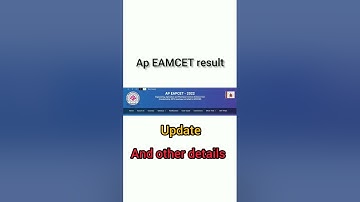 AP EAMCET result 2022 #apeamcet2022 #eamcet_updates #results #eamcet