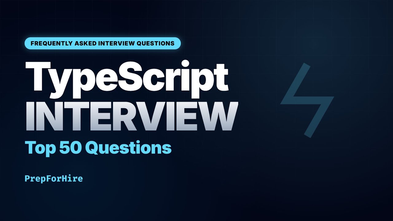 Top 50 TypeScript Interview Questions & Answers | Crack Frontend ...