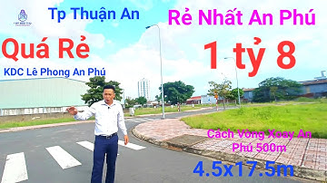 Ngộp Rẻ Nhất Tp Thuận An KDC Lê Phong An Phú  77m2 1 tỷ 8 Giá Sốc Chưa Từng Có Nguồn Hiếm