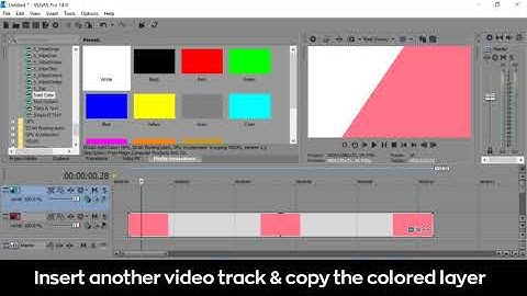 Vegas Tutorial: Simple Color Transition