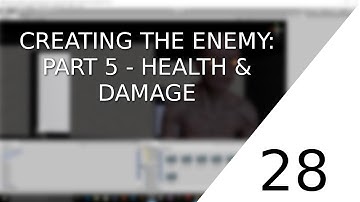 [UNITY 5] [28] Beginner Tutorial: Horror-Game - Creating the Enemy: Part 5 - Health & Damage