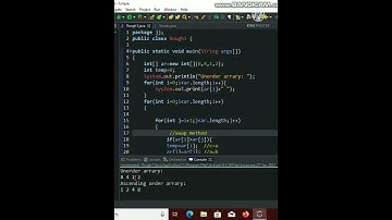 Arrange ascending order number in java array program #100thvideo #java #shorts #ytshorts