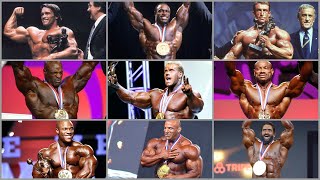 All the Winners of the Mr. Olympia 1965 - 2022